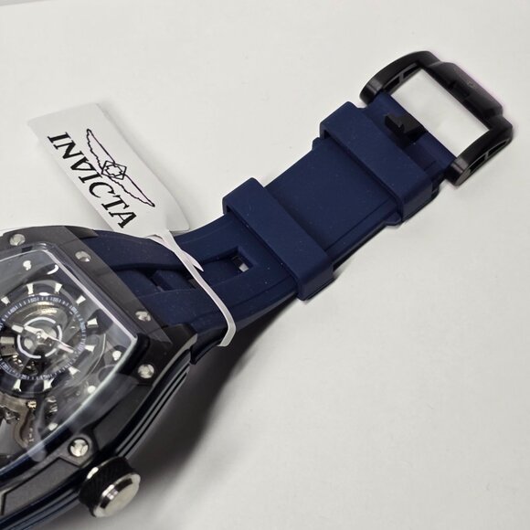 Invicta S1 Rally Torque Automatic Men's Watch w/ Skeleton Dial 44mm Blue (49036) - Picture 8 of 13
